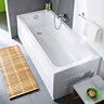 Duravit D-Code Single Ended Bath + Support Feet Large Image