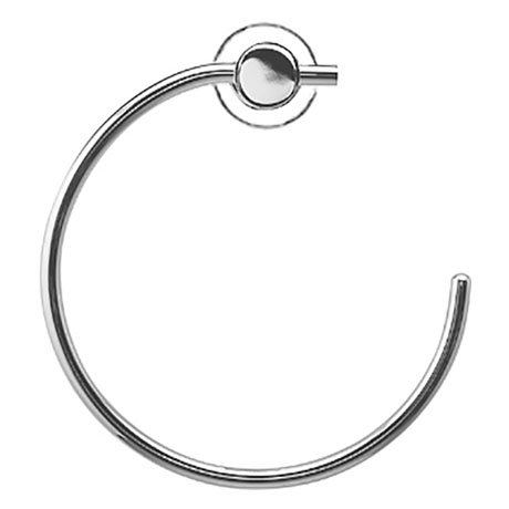 Duravit D-Code Towel Ring - 0099211000 Large Image