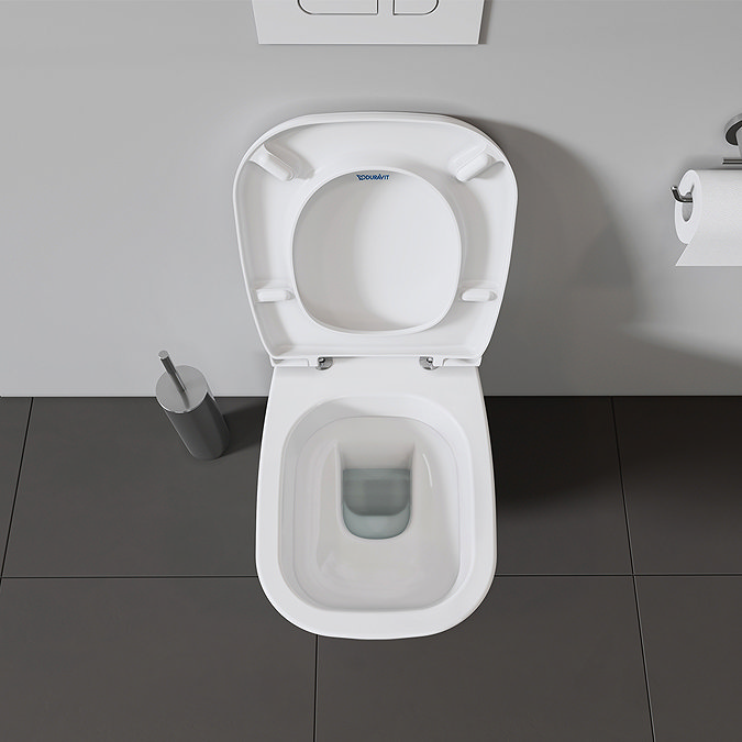 Duravit D-Code Wall Hung Toilet + Seat  additional Large Image