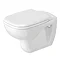Duravit D-Code Wall Hung Toilet + Seat Large Image