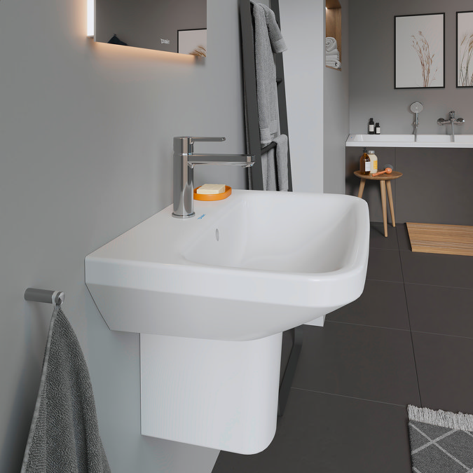 Duravit DuraStyle 1TH Basin + Semi Pedestal