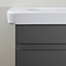 Duravit DuraStyle 785mm 1-Drawer Wall Mounted Vanity Unit - Graphite Matt