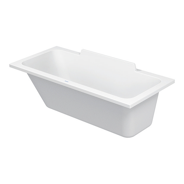 Duravit DuraStyle Rectangular Bath with Backrest Slope Left + Support Feet