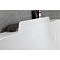 Duravit DuraStyle Rectangular Bath with Backrest Slope Left + Support Feet