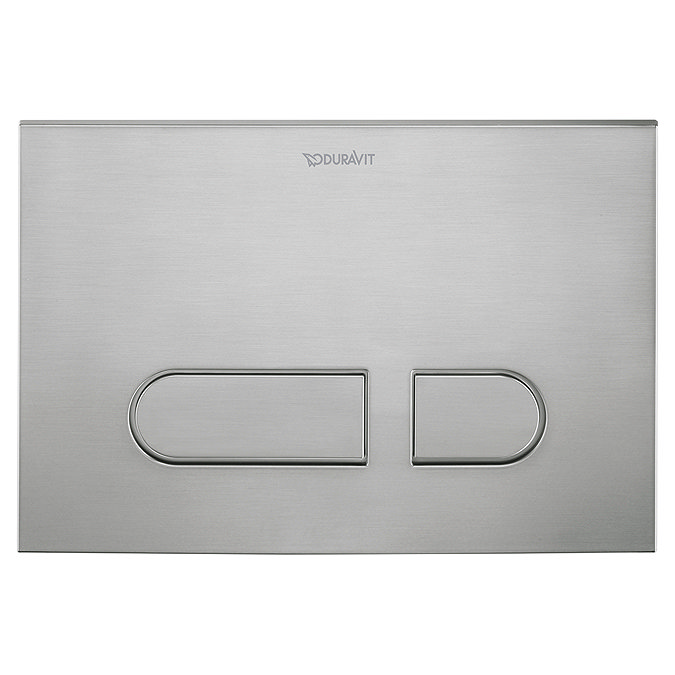 Duravit DuraSystem A1 Flush Plate - Brushed Stainless Steel