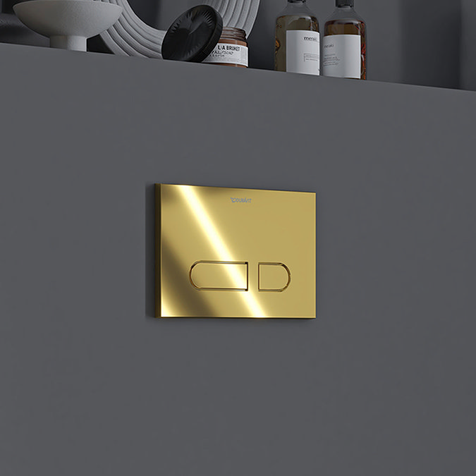 Duravit DuraSystem A1 Flush Plate - Polished Gold