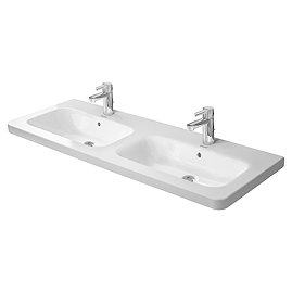 Duravit DuraStyle 1300mm Double Furniture Washbasin - 2338130000 Large Image