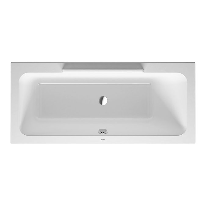 Duravit DuraStyle 1700 x 750mm Rectangular Bath with Backrest Slope Right + Support Feet Profile La