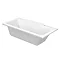 Duravit DuraStyle 1700 x 750mm Rectangular Bath with Backrest Slope Right + Support Feet  Feature La