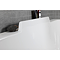 Duravit DuraStyle Rectangular Bath with Backrest Slope Right + Support Feet