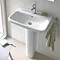 Duravit DuraStyle 1TH Basin + Full Pedestal  Profile Large Image