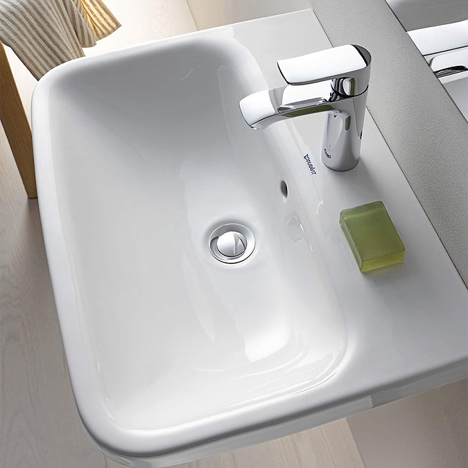 Duravit DuraStyle 1TH Basin + Full Pedestal  Feature Large Image