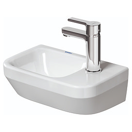 Duravit DuraStyle 360mm 1TH Wall Hung Handrinse Basin - 0713360000 Large Image
