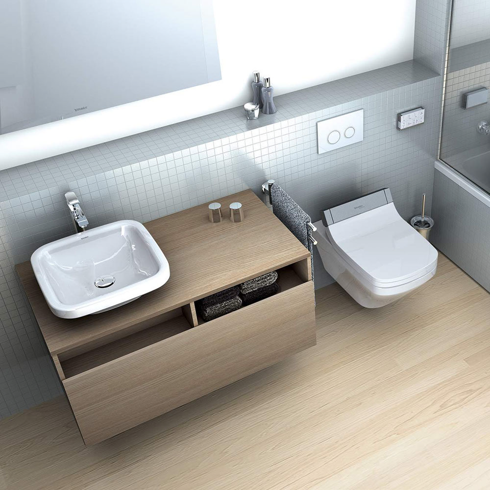 Duravit DuraStyle 430mm Counter Top Basin - 0349430000  Feature Large Image