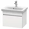 Duravit DuraStyle 500mm 1-Drawer Wall Mounted Vanity Unit - White Matt Large Image