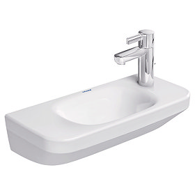 Duravit DuraStyle 500mm 1TH Wall Hung Handrinse Basin - Right Tap Hole Large Image