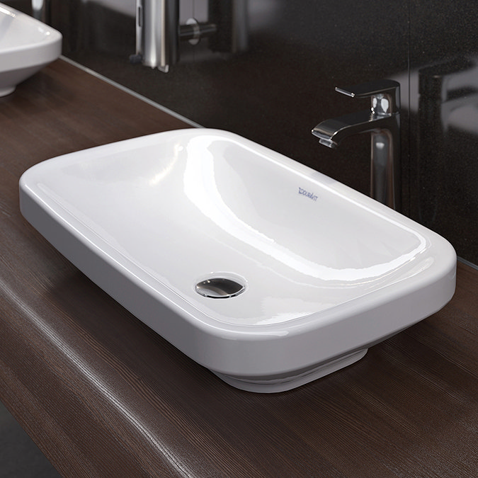 Duravit DuraStyle 600mm Counter Top Basin - 0349600000  In Bathroom Large Image