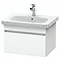 Duravit DuraStyle 650mm 1-Drawer Wall Mounted Vanity Unit - White Matt Large Image