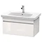 Duravit DuraStyle 800mm 1-Drawer Wall Mounted Vanity Unit - White High Gloss Large Image