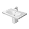 Duravit DuraStyle 800mm 1TH Washbasin + Semi Pedestal Large Image