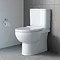 Duravit DuraStyle Basic BTW Rimless Close Coupled Toilet (6/3 L Flush) + Seat  Profile Large Image