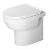 Duravit DuraStyle Basic Rimless Back to Wall Toilet Pan + Seat Large Image