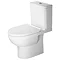 Duravit DuraStyle Basic Rimless Close Coupled Toilet (6/3 l Flush) + Seat Large Image