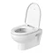 Duravit DuraStyle Basic Rimless Wall Hung Toilet + Seat Feature Large Image