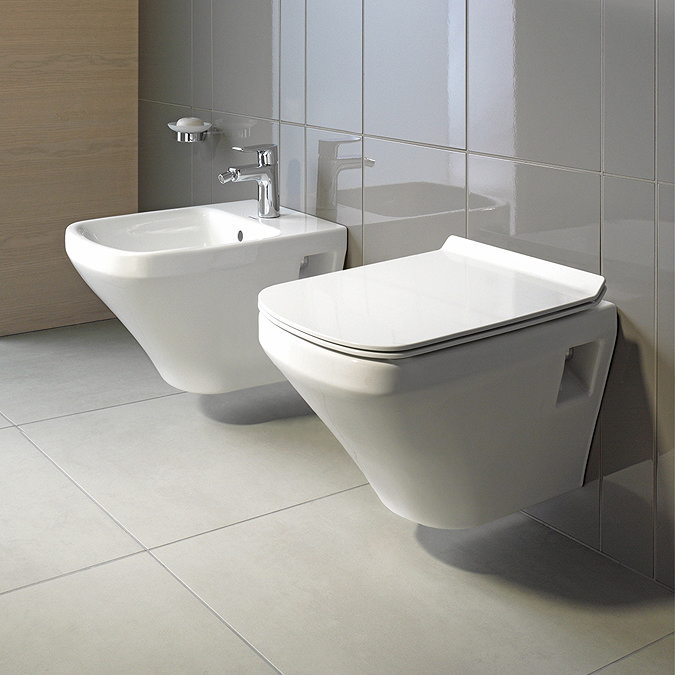 Duravit DuraStyle Compact 480mm Wall Hung Toilet + Seat Newest Large Image