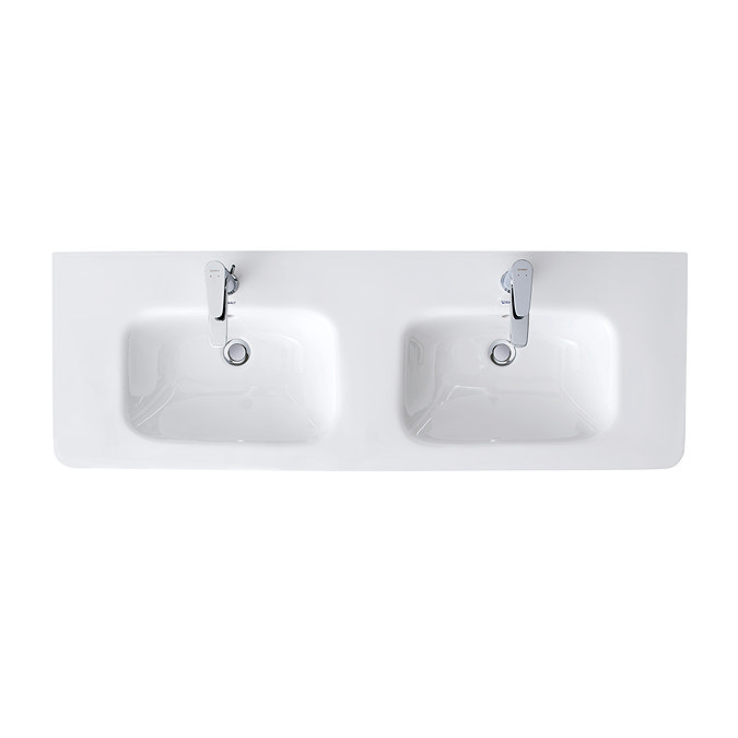 Duravit DuraStyle Double Basin + Semi Pedestals