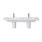 Duravit DuraStyle Double Basin + Semi Pedestals