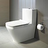 Duravit DuraStyle HygieneGlaze Short Projection Close Coupled Toilet + Seat  Profile Large Image