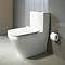Duravit DuraStyle HygieneGlaze Short Projection Close Coupled Toilet + Seat  Profile Large Image