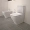 Duravit DuraStyle HygieneGlaze Short Projection Close Coupled Toilet + Seat  Feature Large Image