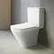 Duravit DuraStyle Open Back Close Coupled Toilet + Seat  Profile Large Image