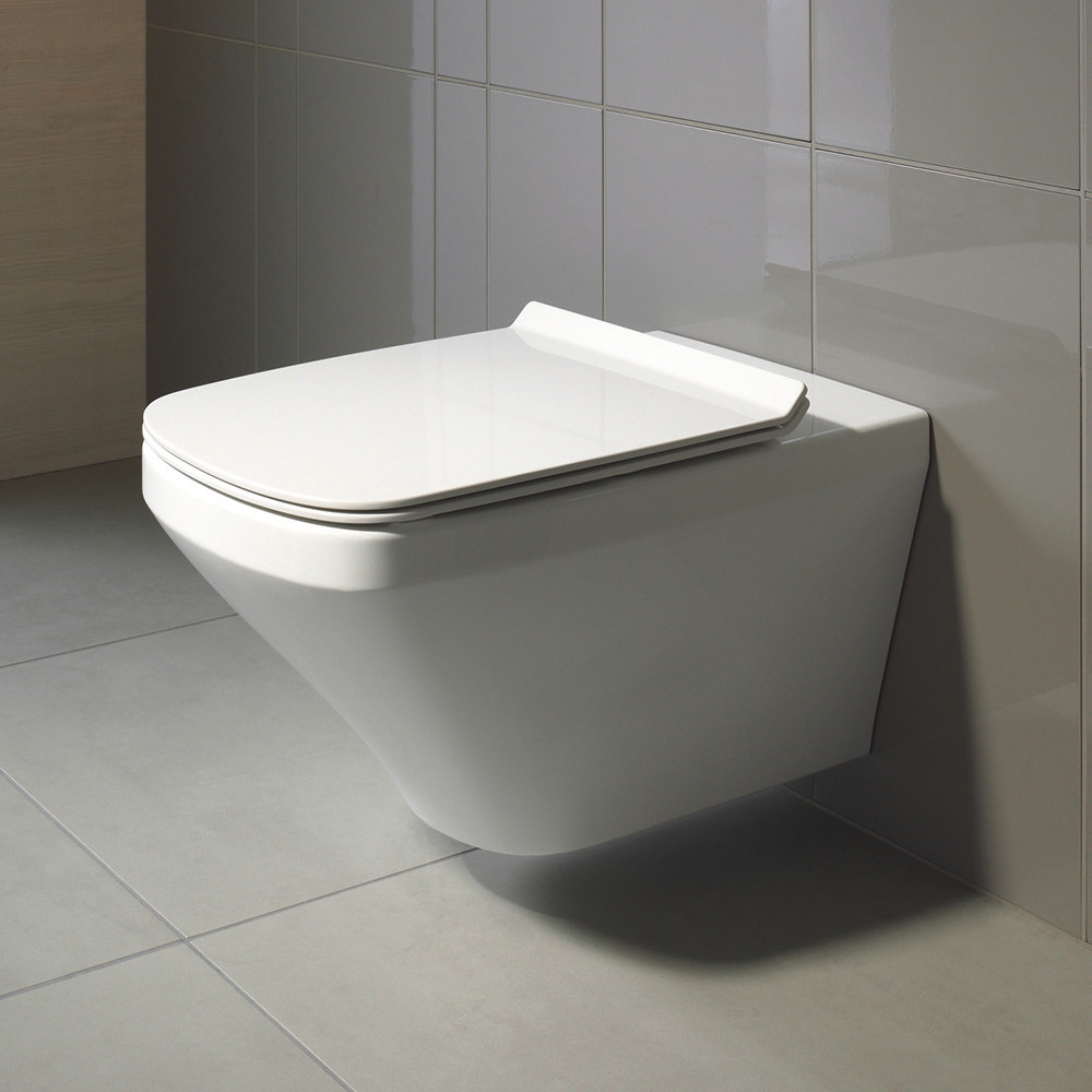 Duravit DuraStyle Rimless Durafix 620mm Wall Hung Toilet + Seat