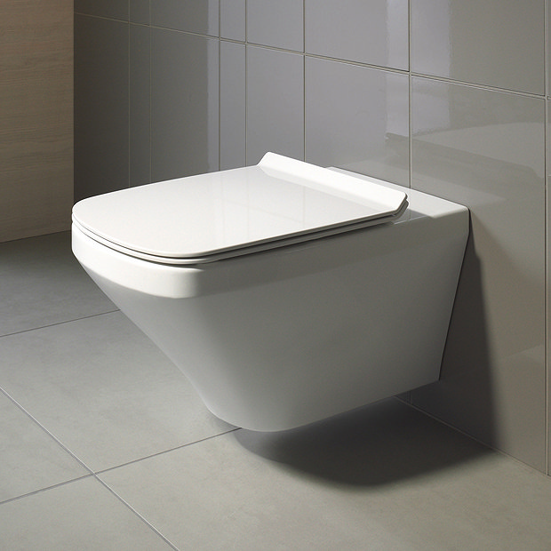 Duravit DuraStyle Rimless HygieneGlaze Durafix 700mm Wall Hung Toilet ...