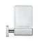 Duravit Karree Glass Tumbler with Holder - 0099511000  Profile Large Image