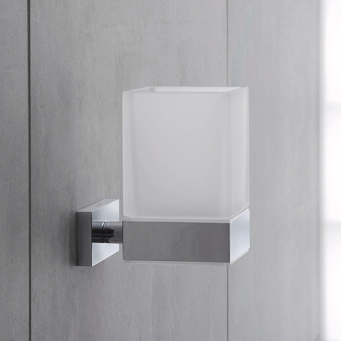 Duravit Karree Glass Tumbler with Holder