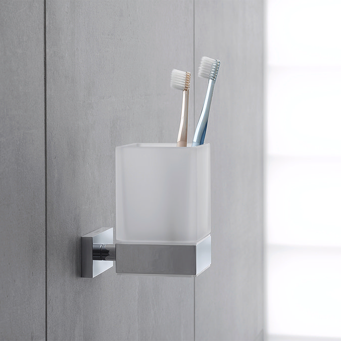 Duravit Karree Glass Tumbler with Holder