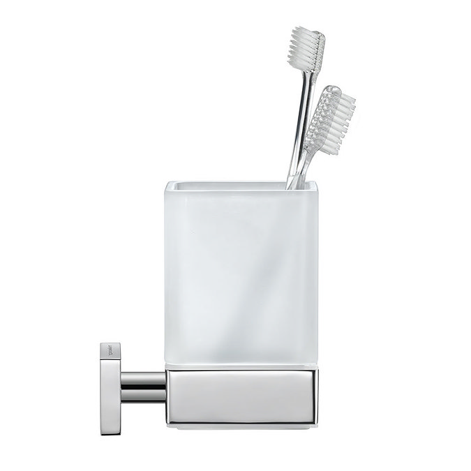 Duravit Karree Glass Tumbler with Holder