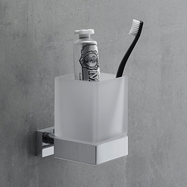 Duravit Karree Glass Tumbler with Holder