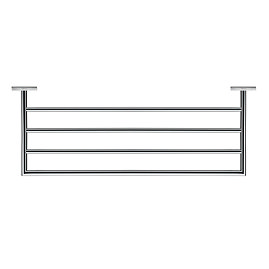 Duravit Karree Towel Shelf - 0099621000 Large Image