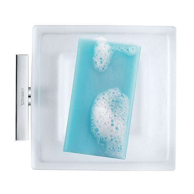 Duravit Karree Wall Mounted Soap Dish - 0099521000  Profile Large Image