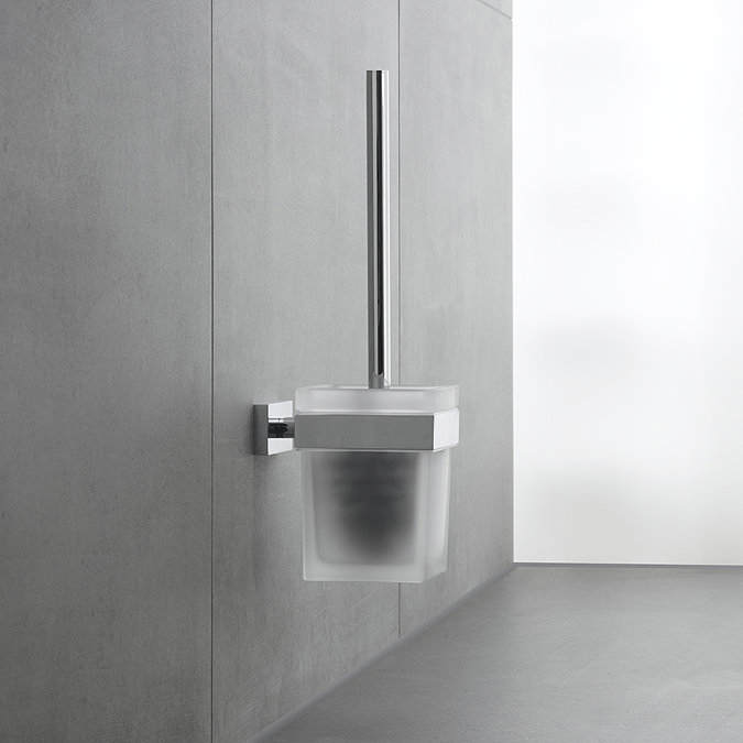 Duravit Karree Wall Mounted Toilet Brush - 0099571000  Standard Large Image