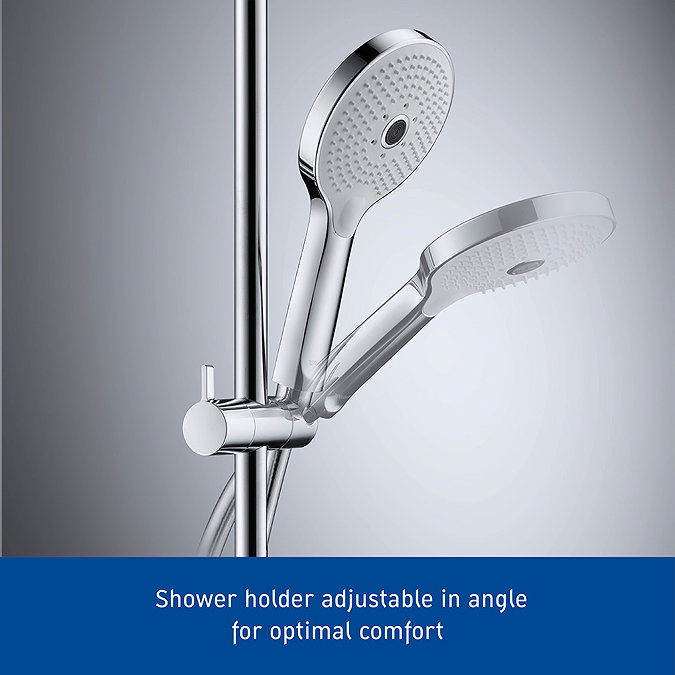 Duravit MinusFlow 3 Spray Shower Slider Rail Kit 700mm - Chrome