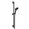 Duravit MinusFlow 3 Spray Shower Slider Rail Kit 700mm - Matt Black