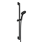 Duravit MinusFlow 3 Spray Shower Slider Rail Kit 900mm - Matt Black