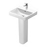 Duravit No.1 1TH Washbasin + Full Pedestal Large Image