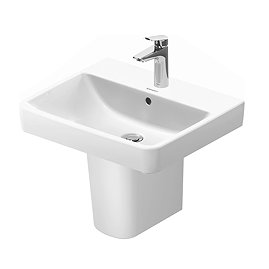 Duravit No.1 1TH Washbasin + Semi Pedestal Large Image